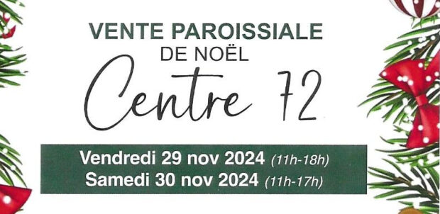 Vente paroissiale de Noêl